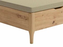 Ysmée Somier con arcón 160 x 200 cm queen size - Natural claro - Con patas - VEONA de Color natural claro Best