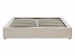 Ysmée Somier con arcón 160 x 200 cm tamaño queen de pana - KARESO de YSMÉE Crema Hot