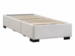 Ysmée Somier Tapizado|Somier - 90X190Cm|Somier con cajones 90 x 190 cm en tela - Con patas - KOLANE de YSMÉE