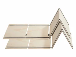 Base De Cama De Láminas|Somier de listones SucceBuy Plegable Tamaño Completo, Colchón Superior de Madera para el Soporte bajo los Colchones, Listo para Usar, 8 Piezas, de Madera Natural