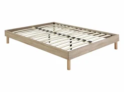 Somier de láminas 140 x 190 cm - Natural claro - MUCHIGAN de YSMÉE^Ysmée Discount