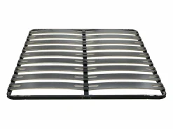 Ysmée Somier de láminas para armar 160 x 200 cm 2 x 9 listones Sin patas MONTIANO de YSMÉE Negro Sale