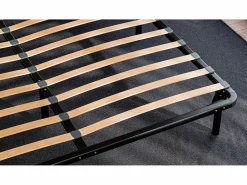 Douce Lune Base De Cama De Láminas|Somier - 180X200Cm|Somier de láminas 180x200 cm Estructura sólida de metal negro Alta calidad - Cómodo ®