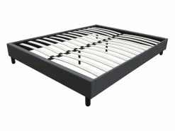 Habitat et jardin Somier - 160X200Cm|Somier de tela "Andy" - 160 x 200 cm - antracita