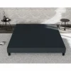 Douce Lune Somier - 90X190Cm|Somier tapizado 90x190 - Madera de pino reforzada - Haya maciza - Antracita - Estructura sólida de calidad - Cómodo ®