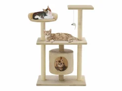 Garden Furniture Juego De Animales|Sophie-Manon Rascador para gatos con postes rascadores de sisal 95 cm