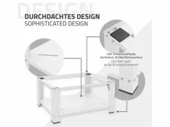 ML-DESIGN Mueble Para Lavadora|Soporte de elevación Universal para lavadora o secadora 54 x 63 x 32 cm