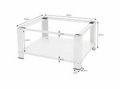 ML-DESIGN Mueble Para Lavadora|Soporte de elevación Universal para lavadora o secadora 54 x 63 x 32 cm