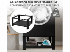 Soporte de elevación Universal para lavadora o secadora blanco^ML-DESIGN