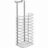 METALTEX Cubo De Basura Para Cocina|Soporte Distribuidor Bolsas GALILEO Plata 36x12x12 cm