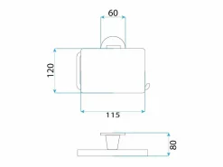 Rea Accesorios De Wc|Soporte Para Ducha De Mano 16101 Aristo Brush Steel