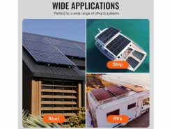 Soportes de Montaje de Paneles Solares SucceBuy, 20 Piezas, Ajustables de 35-50 mm, Ligeros para Autocaravanas y Más Plateado Sale