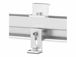 Soportes de Montaje de Paneles Solares SucceBuy, con Rails y Pinzas para Techos, para Techo de Madera, Techo de Metal, Techo de Hormigón Plateado New
