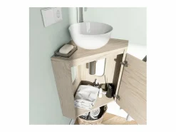 Mueble De Aseo|SORRENTO lavabo esquinero + pila