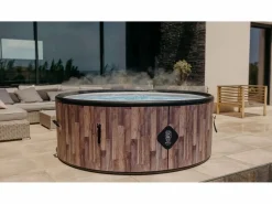 Spa Hinchable Nordik Coco Spa | 180 cm de Diámetro | 1100 Litros | Motor de 2240 W | Hasta 6 Personas Marru00f3n