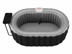 VOGUE SPA Spa hinchable ovalado 2 personas color B-LUCKY Negro Hot