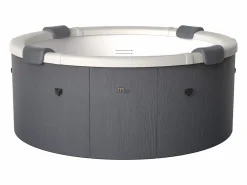 Spa semi-rígido redondo para 6 personas gris con LED - D182 x Alt. 70 cm - LAPEKA^Mspa Clearance