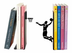 Balvi Sujetalibros de metal Sport Basketteur Negro Best