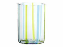Surtido de Vasos Tirache Zafferano en vidrio borosilicato bicolor Verde-amatista caja 6 piezas Amarillo Sale