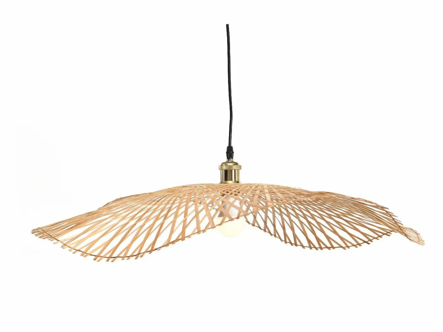 Suspensión de bambú - D.80 x A.120 cm - Natural claro - JURUA^OZAIA Online