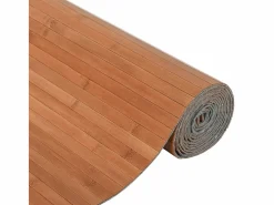 Tabique divisorio marrón 165x600 cm bambú Marru00f3n