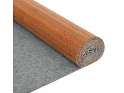 Tabique divisorio marrón 165x600 cm bambú Marru00f3n