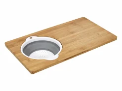Cook Concept Materiales Y Utensilios De Cocina|Tabla de cortar de bambú con colador integrado