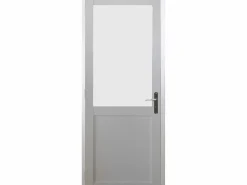 Tabla de dimensiones de empuje izquierdo del bloque de puerta Athena WHITE H204 x L73^GD Menuiseries Online