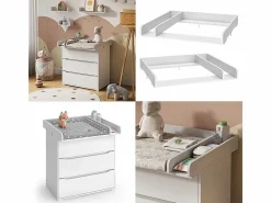 Tablero cambiador 80x76x10 wicko^Vicco
