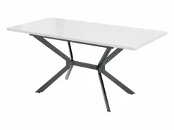 DripeX Mesa Extensible|Tablero de comedor extensible 120/160 cm, 4 a 6 personas, en MDF y metal, mesa rectangular