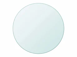vidaxl Mesa Alta|Tablero de mesa de cristal templado redondo 800 mm