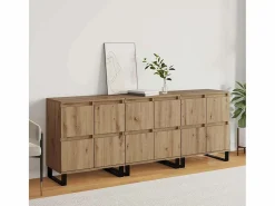 Clicnbuy Tableros Lateral 3 piezas Roble artisan 180 x 35 x 70 cm Beige Online