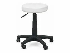 AHD Taburete con ruedas esteticista manicura pedicura oculista tatuaje Speedy - Blanco Discount