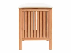 Taburete de baño 40,5x40x52 cm Madera maciza de nogal^ Clearance