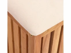 Taburete de baño 40,5x40x52 cm Madera maciza de nogal^ Clearance