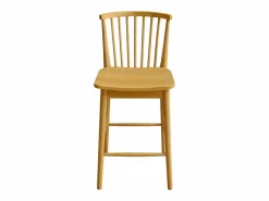 Taburete de bar con barrotes de madera de hevea, set de 2 natural^Sweeek New