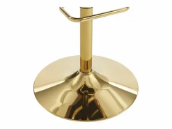 Taburete de bar de terciopelo y metal dorado - Altura ajustable - - PERLANITA^Vente-unique Outlet