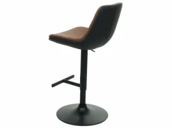 MCW Taburete de bar -L85 (juego de 2), marrón Marru00f3n Discount