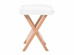 Taburete de masaje plegable con asiento 12 cm de grosor ES67947 Blanco Sale