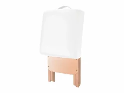 Taburete de masaje plegable con asiento 12 cm de grosor ES67947 Blanco Sale