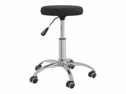 Taburete de masajes terciopelo ES66510 Negro Outlet