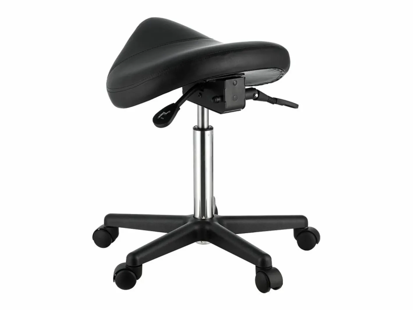 Taburete de Oficina SucceBuy Taburete de Asiento, Silla Rodante con Ruedas, Cuero PU Grueso^ Best