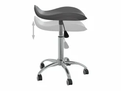 Taburete de salón de belleza de cuero sintético ES35441^ Sale