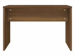 vidaxl Banco Y Pie De Cama|Banco Y Pie De Cama|Taburete de tocador contrachapada marrón roble 70x35x45 cm
