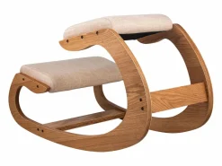 Taburete De Oficina|Taburete Ergonómico de Rodillas, SucceBuy, de Madera, con Balanceo y Corrector de Postura para Oficina y Hogar.