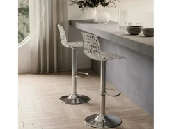 Taburete Grand Soleil SPIDER para cafetería bar cocina alto fijo giratorio reposapiés regulable -^AHD Best