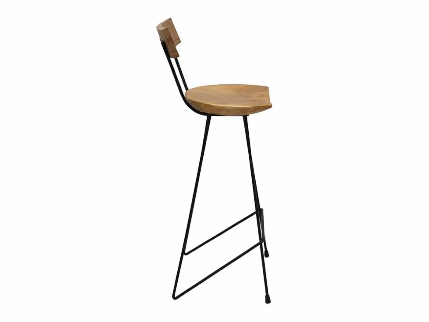 vidaxl Taburetes de cocina 2 unidades madera maciza de teca Color natural claro