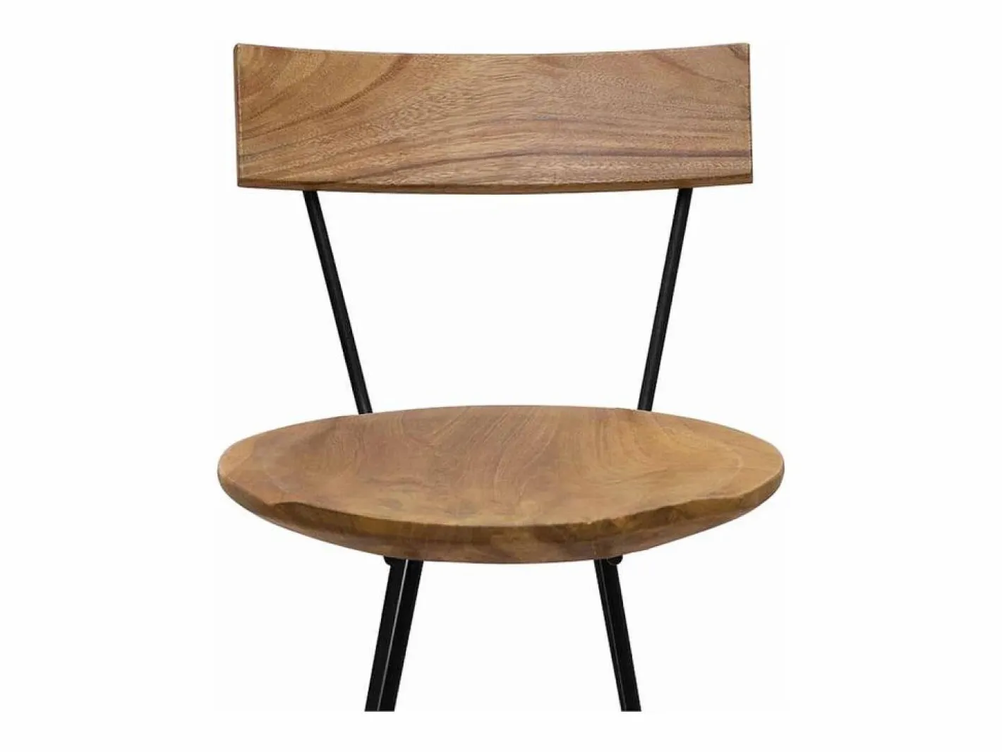 vidaxl Taburetes de cocina 2 unidades madera maciza de teca Color natural claro
