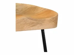 Taburetes de cocina gavin 2 unidades madera maciza de mango^vidaxl