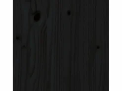 vidaxl Taburetes de jardín con cojines 2 uds madera maciza pino Negro Hot